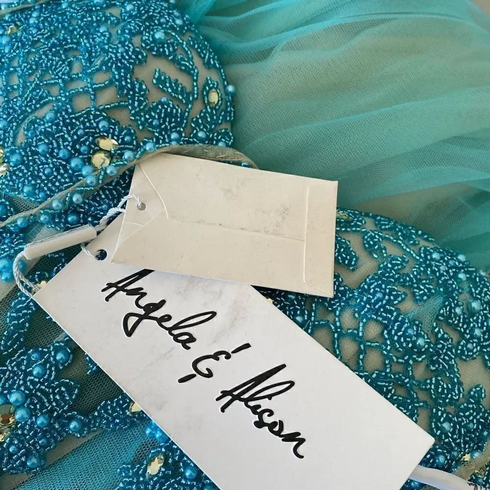 Angela& Alison Beads Prom Dress - Picture 4 of 9